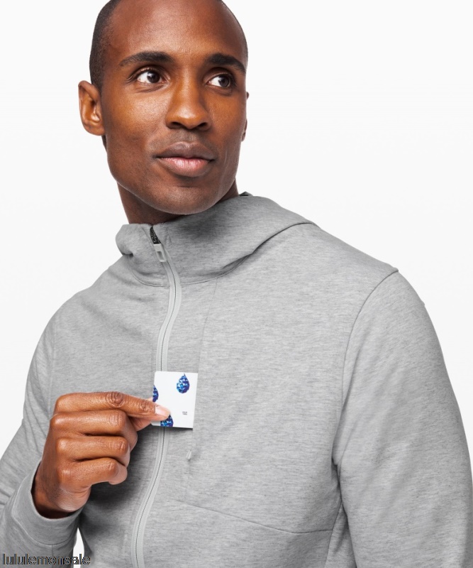 Lululemon Deutschland DELULU649 | Lululemon Deutschland Sea Salt City Sweat-Hoodie Mit Durchgehendem Reißverschluss